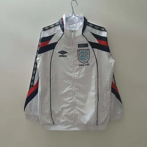2024 England Windbreaker White Soccer Jersey AAA fan-grade