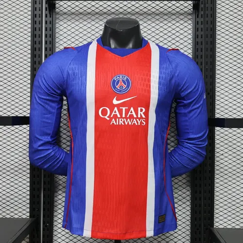 2026/2027 Long Sleeve Player Version Psg Paris Saint-Germain Home Football Jersey 1:1 Thai Quality