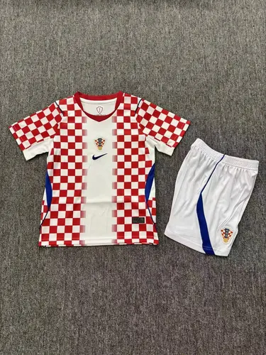 2026 Croatia National Team Home Football Jersey 1:1 Thai Quality Kids Size