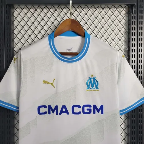 2023/2024 Olympique de Marseille Camisa Casa Futebol — view 3