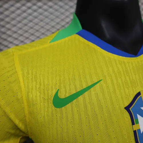 2025 Player Version Brazil Home Soccer Jersey — view 4