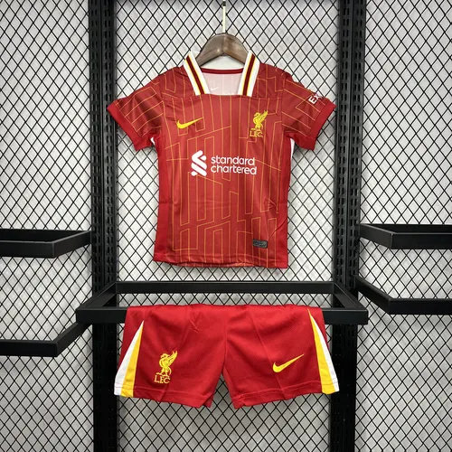 2024/2025 Liverpool Home Soccer Jersey AAA fan-grade Kids Size