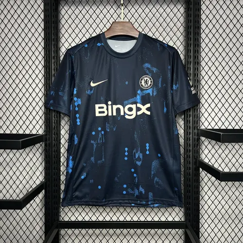 2024/2025 Chelsea Dark Blue Pre-match training Jersey — view 1