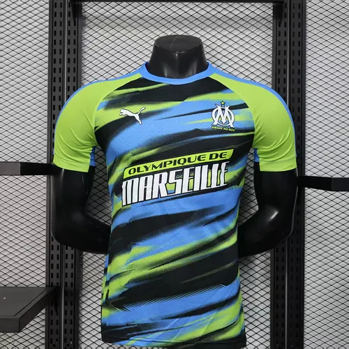 2025/2026 Player Version Olympique de Marseille Training Suit Football Jersey AAA fan-grade