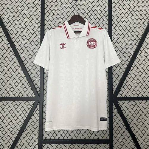 Camisa Dinamarca Seleção Visitante 2024 Futebol Qualidade Tailandesa
