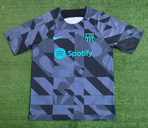 2023/2024 Barcelona Training Wear Gray Jersey — view 1