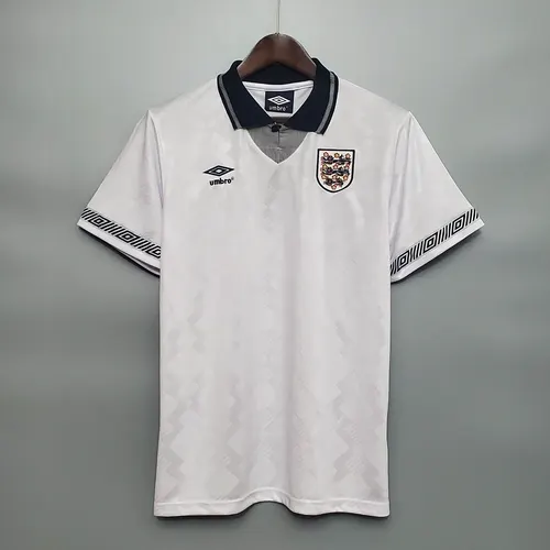 1990 レトロ イングランド ホーム サッカージャージ 1:1 タイ品質 — view 1