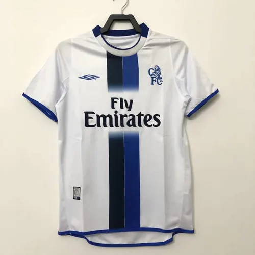 Maillot de football extérieur rétro Chelsea 2003-2005 Qualité Thaïlande