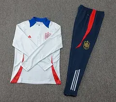 2024-2025 西班牙半拉训练服淡蓝色足球球衣套装 — view 7
