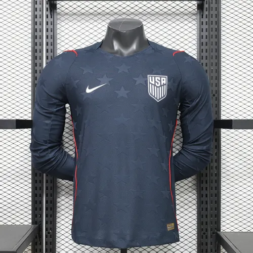 2026 Player Version Long Sleeve United States Away Football Jersey AAA fan-grade