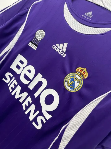 2006/2007 Retro Real Madrid Visitante Camiseta de Fútbol Calidad Tailandesa — view 5