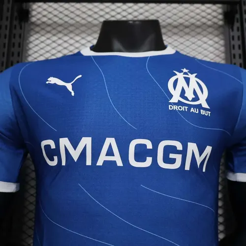 2023/2024 Player Version Olympique de Marseille Away Football Jersey — view 2
