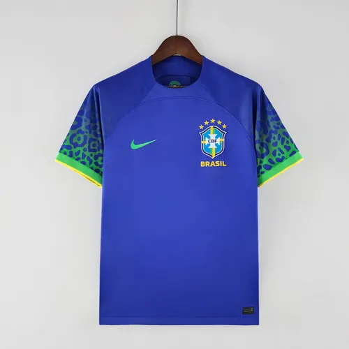 قميص كرة القدم البرازيلي الخارجي لكأس العالم 2022 — view 1