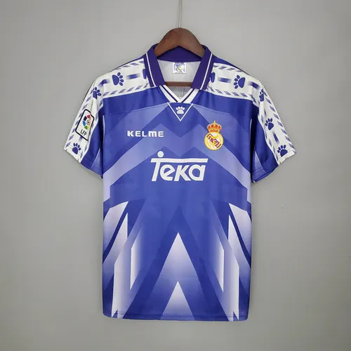 Camiseta Visitante Retro del Real Madrid 1996/1997 Calidad Tailandesa