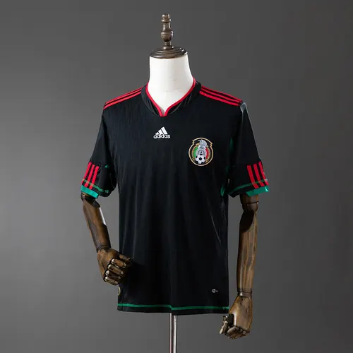 2010 Retro Mexico Away Black Football Shirt AAA fan-grade