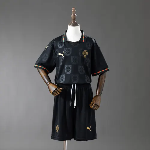 2026 Portugal Black Panther Football Shirt AAA fan-grade Kids Size
