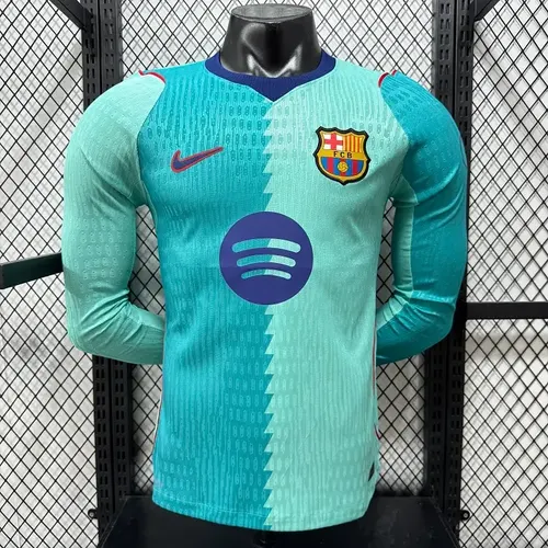 2026/2027 Long Sleeve Player Version Barcelona Third Away Football Jersey 1:1 Thai Quality