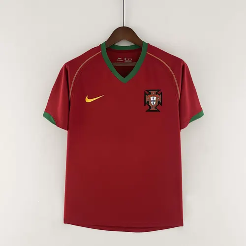 Maillot de football domicile Portugal 2006 Rétro Qualité Thaï 1:1 — view 1