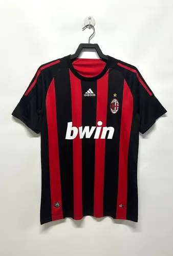 Camiseta de fútbol local retro del AC Milan 2008/2009 Calidad Tailandesa