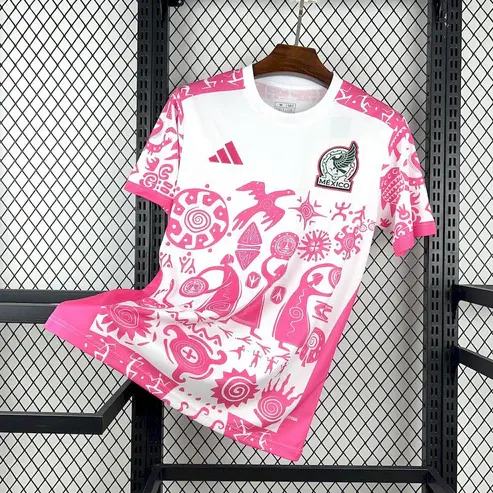 2025/2026 Mexico Concept Special Pink-White Football Jersey AAA fan-grade