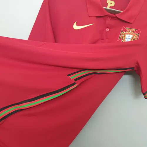 2020 Camiseta de Fútbol Portugal Roja Local — view 3