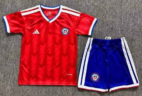 2025/2026 Chile Local Camiseta de Fútbol Calidad Tailandesa Talla Infantil