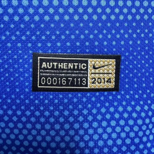 2014 レトロ Brazil アウェイサッカージャージ タイクオリティ — view 8