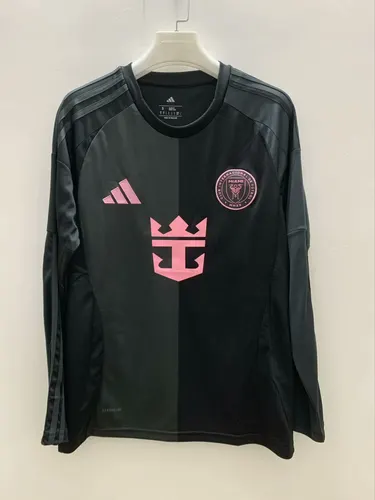 2025/2026 Maillot de football extérieur Inter Miami manches longues qualité thaïlandaise