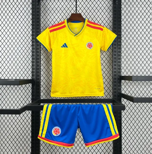 2026 Colombia Home Football Shirt AAA fan-grade Kids Size