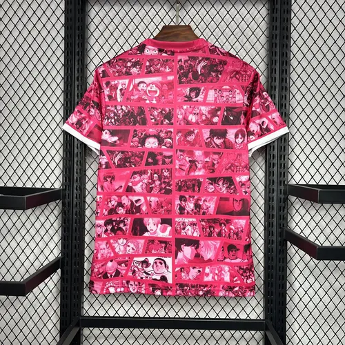 Camisa Rosa Especial Japão 2024-2025 Qualidade Tailandesa — view 2