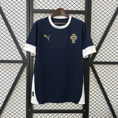 2025 Portugal Training Wear black Football Shirt AAA fan-grade