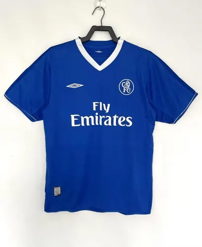Maillot de football domicile rétro Chelsea 2003-2005 Qualité Thaï