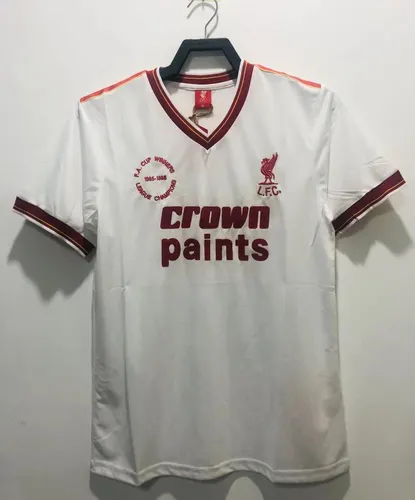 1985/1986 レトロ リバプールFC サード アウェイ フットボールジャージ タイ品質