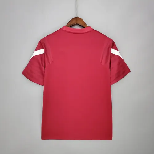2021-2022 Barcelona Training Suit Red — view 2