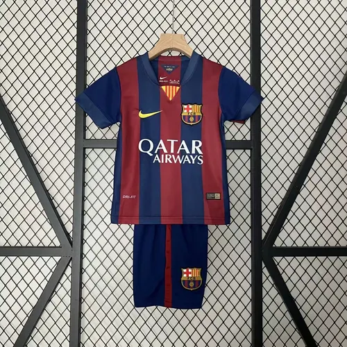 2014/2015 Retro Barcelona Home Football Shirt AAA fan-grade Kids Size