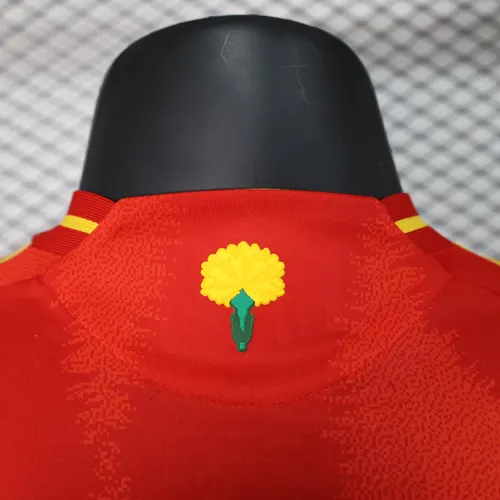 2024-2025 Player Version Spain Home Soccer Shirt — view 5