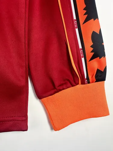 1998-1999 Retro Long Sleeve Roma Home Soccer Jersey AAA fan-grade — view 7