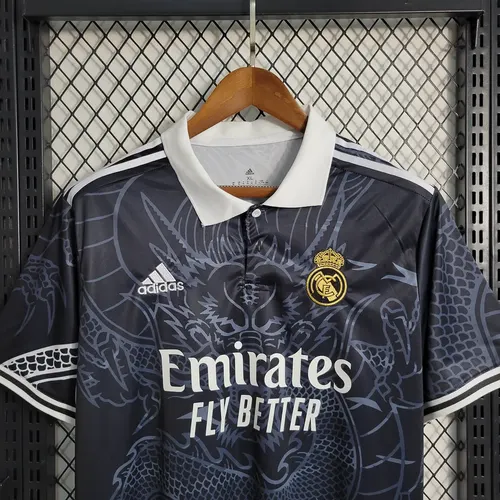 2023/2024 Real Madrid Chinese Dragon Black Football Shirt — view 4
