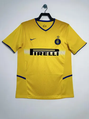 2002/2003 Retro Inter Milan Tercera Camiseta Visitante Calidad Tailandesa