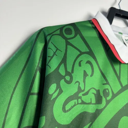 Camiseta de fútbol local retro de México 1998 Calidad Tailandesa — view 5