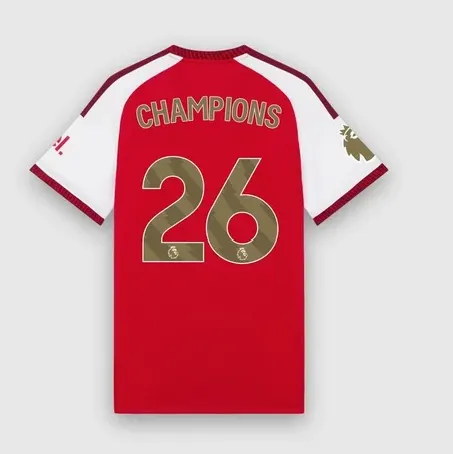 2026/2027 Arsenal Premier League Champions Primera Equipación Camiseta de Fútbol 1:1 Calidad Tailandesa