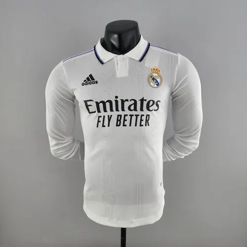 2022/2023 Long Sleeve Player Version Real Madrid Home AAA fan-grade — view 1