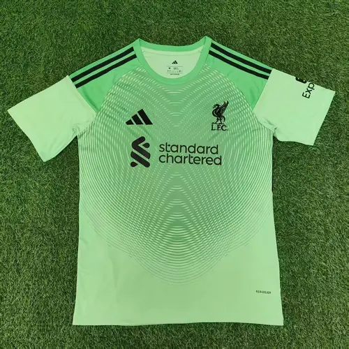 2025/2026 Liverpool Goalkeeper Green Football Jersey AAA fan-grade