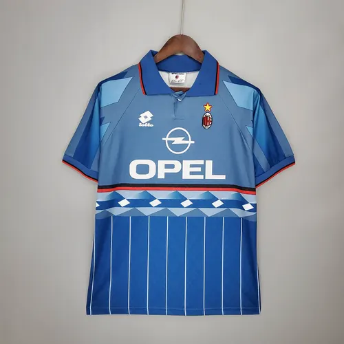 1995/1996 レトロ AC Milan 第4アウェイ フットボールシャツ タイ品質