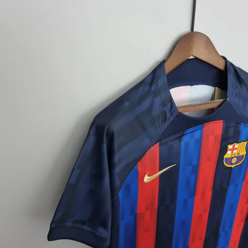 Camisa de Futebol Barcelona Casa 2022/2023 Qualidade Tailandesa — view 6