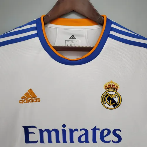 2021/2022 Long Sleeve Real Madrid Home Jersey — view 3