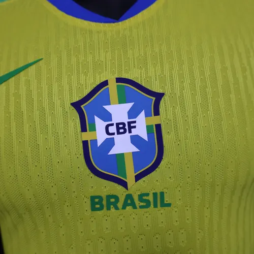 2025 Player Version Brazil Home Soccer Jersey — view 5