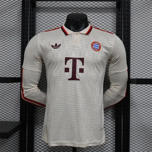 2024/2025 Long Sleeves Bayern Munich Third Away Player Version Football Shirt AAA fan-grade