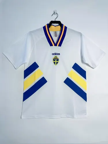 1994 레트로 스웨덴 어웨이 축구 저지 태국 퀄리티