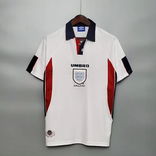 1998 レトロ イングランド ホーム サッカージャージ 1:1 タイ品質 — view 1
